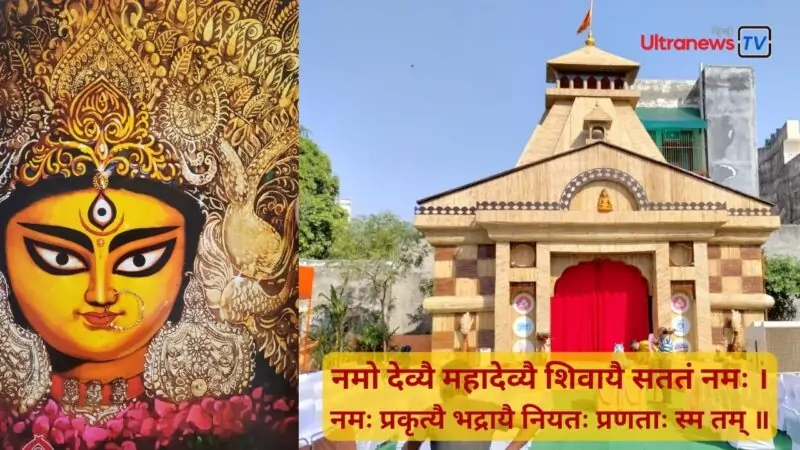 Navratri 2023: Pandal decorated on Kedarnath theme in Vaishali ...